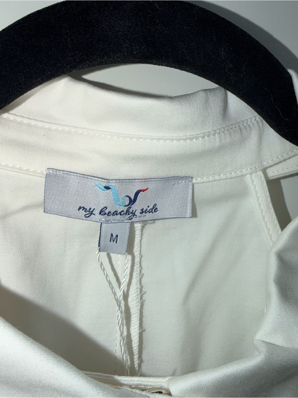 NWT My Beachy Side Amber Mini Dress - White - Picture 4 of 4